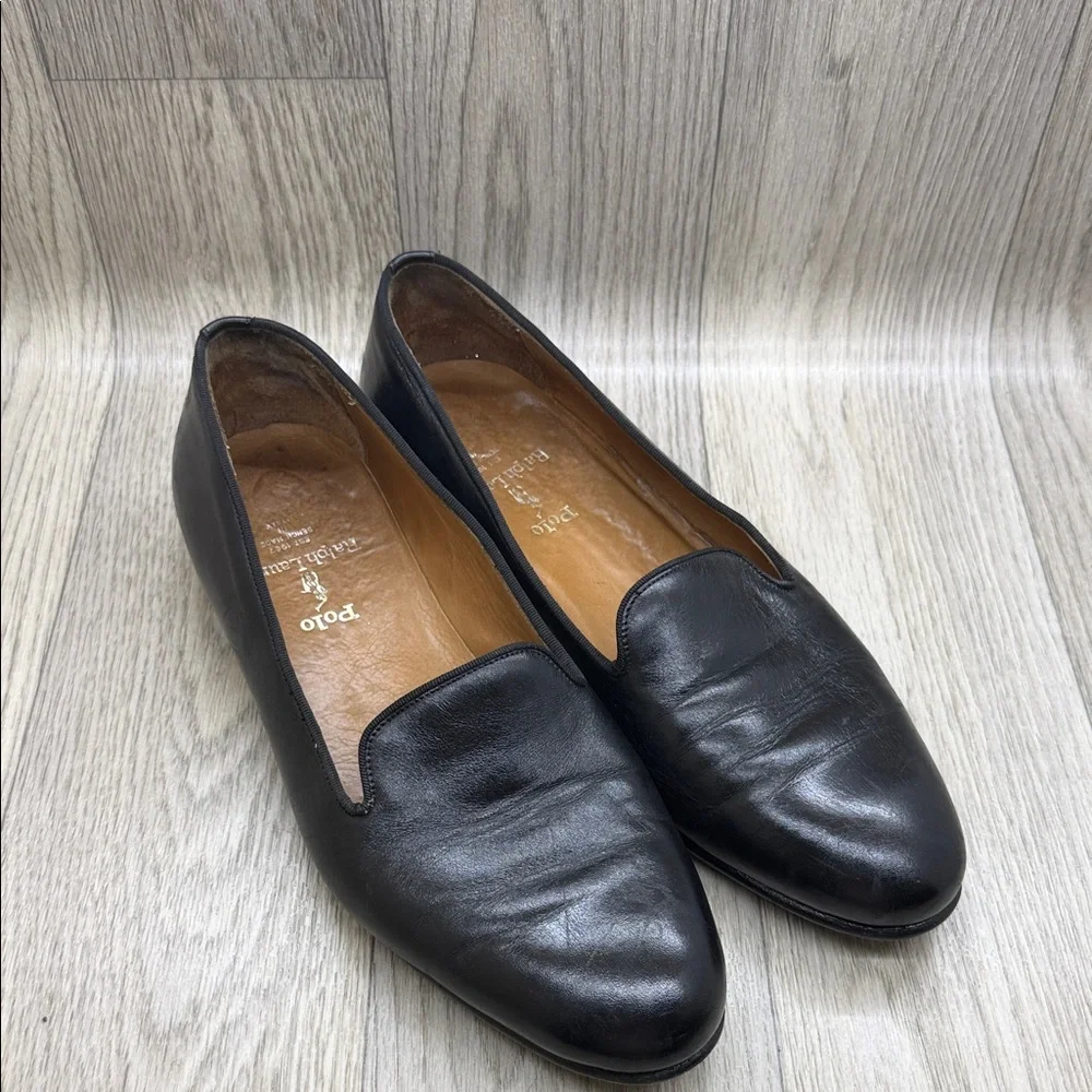 Polo by Ralph Lauren Women's Black Leather Loafers